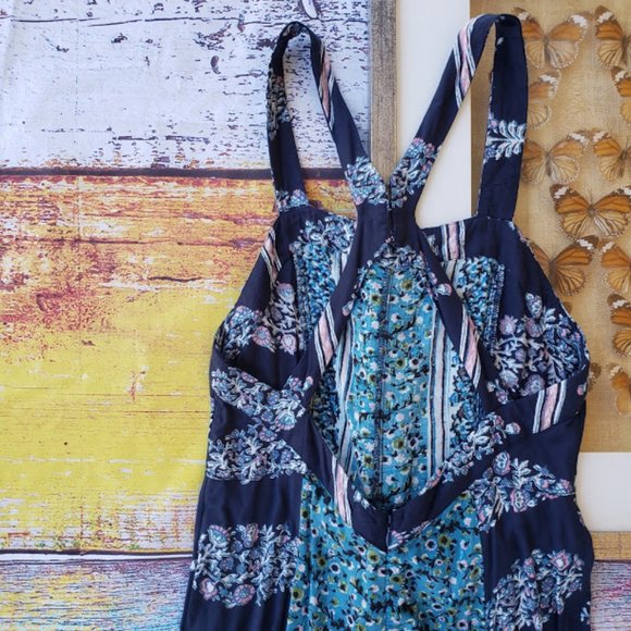 UO Kimchi Blue Floral Keyhole Wide Leg Jumpsuit 4 - Picture 10 of 10